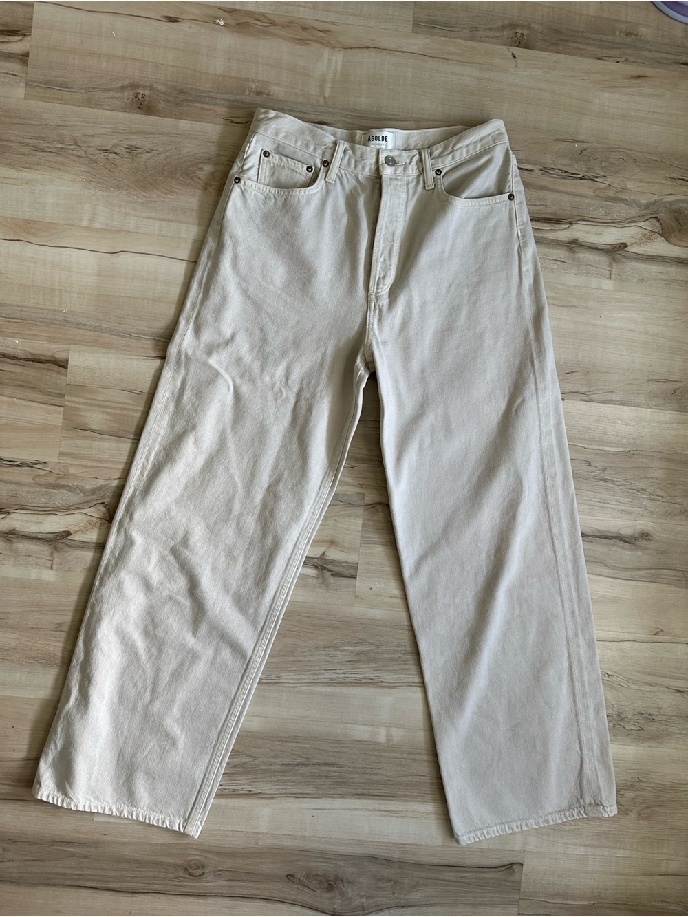 Agolde low slung baggy jean
